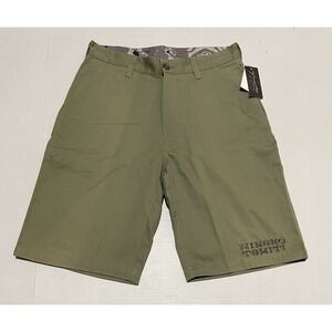Hinano Tahiti‎ Cotton Catch Shorts Mens 28 X 11 Army Green Casual Chino NWT Surf